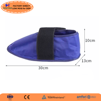 Manchon de thérapie chaude/froide réutilisable de classe I pour chaussures, enveloppe en gel pliable pour le pied, soulagement post-opératoire des entorses, conception à enfiler, s'adapte parfaitement