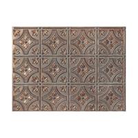 Plaques de plafond carrées en PVC imperméables de style Art déco, panneaux muraux décoratifs en relief, PLB10, or antique