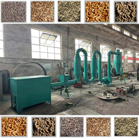 Séchoir à biomasse, tige de sciure de riz, de bois, de biomasse, à tambour rotatif, humide, luzerne, flux d'air chaud, petite scierie sèche