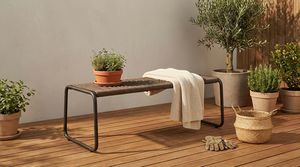 Banco de jardín resistente a los rayos UV para exteriores, balcón, porche, patio trasero, césped, muebles de jardín, cuerda con protección UV de 2500 horas. - Product Image 4