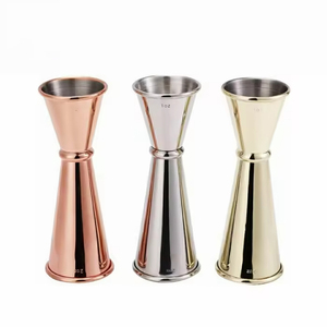 Custom Direct Factory 30ml/60ml Silver Stainless Steel <b>Bar</b> Measures Disposable <b>Bar</b> <b>Tools</b> for Wine Jigger Bartender Essential - Product Image 1