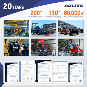 Aolite BL90-25 miễn phí vận chuyển backhoe loader exacvator và phía trước Loader cho xây dựng kỹ thuật - Product Image 4