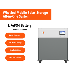Système solaire mobile autonome monophasé sur roues avec batterie au lithium fer phosphate intégrée - Product Image 3