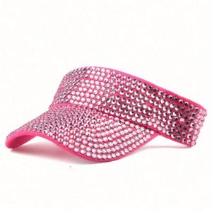 Gorra de Visera con Pedrería Brillante para Mujer, Moda Verano, Deportiva, para Golf - Product Image 3