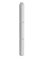 Filtre plissé double plat à extrémités fermées en PP, pliable, 4000 l/h, 60 kW, 220 V, 5,2 kg, pour traitement de l'eau