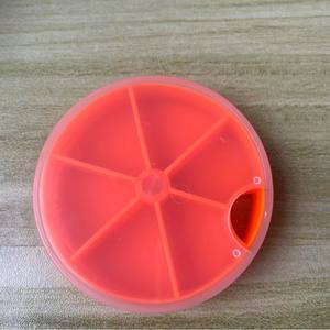 Ztc439 – boîte à leurres ronde en plastique, boîte à matériel de pêche Portable pour la pêche en mer, rangement universel d'accessoires - Product Image 1