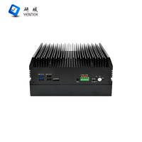 Computadora Integrada Intel 7300HQ 8300H 12450H con 4 RS232 485 DB9 COM CAN 6 LAN 4 POE DDR4 8 DI 16 DO 4 PWM PCIe de Amplio Rango de Temperatura