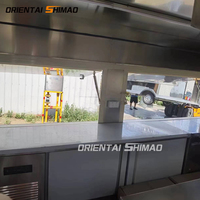 Oriental Shimao 12 pieds entièrement équipé food truck chariot à hot-dog USA remorque à nourriture personnalisée avec cuisine de restaurant