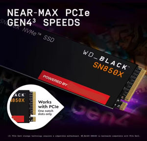 SN850X 2TB 신형 NVMe Gen4 PCIe M.2 2280 PCIe 4.0X4 내장 SSD (PS5 데스크탑 노트북용) - Product Image 3