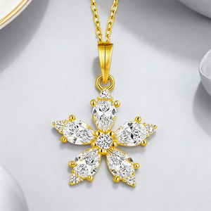 925 תליון כסף סטרלינג vvvs moissanite תכשיטים תליון נשים שרשרת moissanite תכשיטים תליון זהב מצופה שלג מצופה זהב - Product Image 2