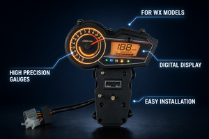 Velocímetro Digital LCD <span class=keywords><strong>de</strong></span> 12 V, Tacómetro Analógico, Medidor Multifuncional para Motocicleta Yamaha <span class=keywords><strong>de</strong></span> Calle y Todoterreno - Product Image 5