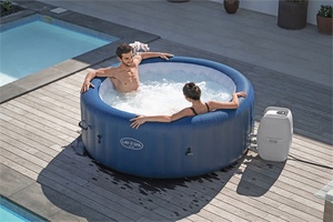 <span class=keywords><strong>Bestway</strong></span> 60029 Milan Jet D'air Plus <span class=keywords><strong>Spa</strong></span> Piscine Portable Forme Ronde Chaude Baignoires Avec Pompe Et le Couvercle 4-6 Personne - Product Image 5
