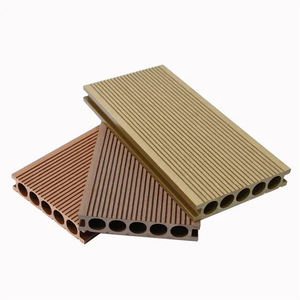 أرضيات خارجية حديثة مربعة الشكل من مركب الخشب والبلاستيك مع نمط خشبي ثلاثي الأبعاد مقاوم للعوامل الجوية لأرضيات الحدائق - Product Image 3