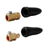 Câble de soudage CNAWELD de haute qualité certifié ISO9001, 50-70, à connexion rapide, en cuivre, mâle-femelle, isolé en caoutchouc, 220V