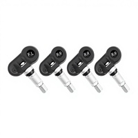 Sistema de Monitoreo de Presión de Neumáticos TPMS Universal con Energía Solar y Sensor Interno para 4 Ruedas, Carga USB para Automóvil, Camioneta, SUV