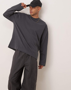 T-shirt da <span class=keywords><strong>uomo</strong></span> a <span class=keywords><strong>maniche</strong></span> <span class=keywords><strong>lunghe</strong></span> con collo rotondo oversize all'ingrosso t-shirt da <span class=keywords><strong>uomo</strong></span> a <span class=keywords><strong>maniche</strong></span> <span class=keywords><strong>lunghe</strong></span> con Logo stampato personalizzato primaverile traspirante t-shirt da <span class=keywords><strong>uomo</strong></span> - Product Image 2