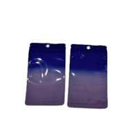Sac d'emballage en plastique Transparent Top Ziplock PP pour accessoires de téléphone portable étui de téléphone portable trou un côté étui de téléphone portable
