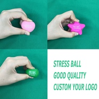 Jouet anti-stress en PU à presser promotionnel, forme de ballon anti-stress personnalisé avec logo pour enfants, mousse souple, soulagement du stress, ballon anti-stress personnalisé avec logo
