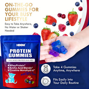 Gomitas de Proteína Aislada de Suero de Leche 100% <span class=keywords><strong>Ultra</strong></span> Premium Más Vendidas, 10 g de Proteína, Cero Carbohidratos, Sin Azúcar, Sabores a Bayas - Product Image 4