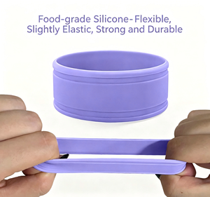 Manchons de biberon en silicone de qualité alimentaire pour articles maternels et infantiles, housses isothermes pour biberons - Product Image 2