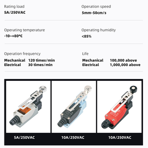 Xurui xz8 loạt công nghiệp giới hạn chuyển đổi IP65 kim loại không thấm nước nhà ở có thể điều chỉnh con lăn LEVER cho tự động hóa - Product Image 4