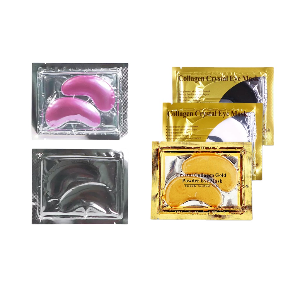 Новый продукт СТМ глаз гелевые подушечки гидрогель с украшением в виде кристаллов с покрытыем цвета чистого 24 каратного золота коллагеновая в Корейском стиле маска для глаз под повязка на глаза