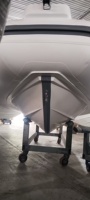 Lüks 20ft RIB Tekne LUX-610 Hypalon Tüplü Derin V Gövdeli Yat Yardımcı Teknesi Açık Deniz Eğlence Aktiviteleri İçin