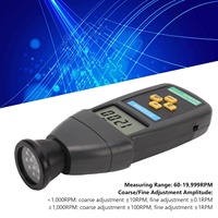 Tachometer Strobo Jangkauan Luas Pengukur Kecepatan Digital Detektor Kecepatan Motor LED Flash DT2240B Perlindungan IP65 -20C 50C Pabrik