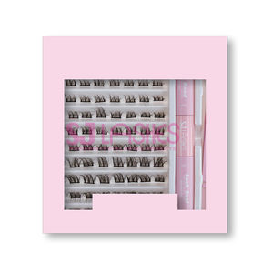 ชุดช่อขนตาหนา0.10มม. ทำด้วยมือผมสังเคราะห์เพิ่มวอลลุ่มพร้อมโลโก้ออกแบบได้ตามต้องการ - Product Image 3