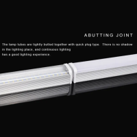 Ligne d'assemblage de tubes carrés support série de lampes fluorescentes de supermarché lumière LED linéaire