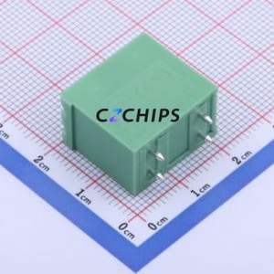 KF2EDGKVCH-5.0-2*2P Plug-in Terminal Block Through hole,P=5mm Connector Board-to-Board / Socket - Closed 5mm Green Straight Pin - Product Image 1