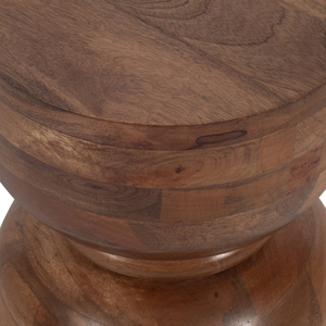 Tavolino moderno in legno di mango lucidato, piccolo tavolino da salotto per arredamento casa e balcone - Product Image 4