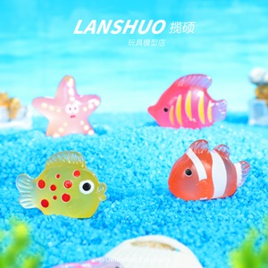 Lanshuo Tropical Ocean Fish Resin Miniature 3D DIY Jewelry Set Hair <b>Clips</b> Decorations <b>Car</b> Ornaments Gift Spring 2026 - Product Image 3