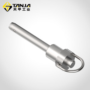 Tête de bille à dégagement rapide TANJA en acier inoxydable 303 avec ressort, goupille de sécurité indexable, usage général - Product Image 2