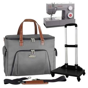 Sac de transport gratuit pour machine à coudre avec rembourrage amovible, un sac fourre-tout pour des accessoires de couture supplémentaires - Product Image 3