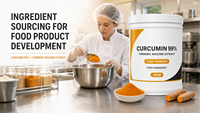 Poudre d'extrait de racine de curcuma de haute qualité 99% Curcumine Curcuminoïdes Antioxydant naturel Extrait végétal en vrac Qualité alimentaire