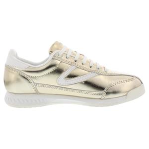 Zapatillas deportivas gruesas Tretorn Rawlins Metallic para mujer, color dorado - Product Image 2