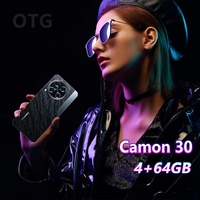 ZNNXECC Camon 30 6.6 inç HD Çift SIM Android Akıllı Telefon 4 çekirdekli+4GB+64GB Hızlı Şarj Fransızca/İngilizce/İspanyolca/Almanca