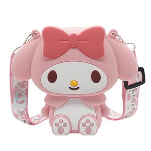 人気No.1 かわいい女の子アニメ 小さな片掛けシリコンメッセンジャーバッグ - Product Image 2
