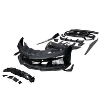Kit carrosserie en fibre de carbone pour Chevrolet Corvette C8 Z06 2020+ : Lame de pare-chocs avant, Jupes latérales, Capot, Diffuseur arrière, Spoiler, Canards