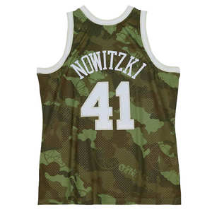 Dirk Nowitzki #41 Dallas Basketball Jersey-Herren Jugend größe Bestickte Logos Klassischer Stil Anpassbare Sport bekleidung - Product Image 6