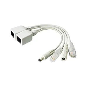 Passive PoE Splitter + PoE Injector 10/100Mbps Power over Ethernet Kit for AP IP Cam