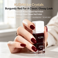 KUDAN 20Y Vernis à ongles pelable à base d'eau, tons terreux, séchage rapide, sans odeur, CPNP HALAL ISO22716, OEM, vente en gros, faible MOQ