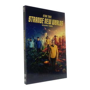 Envío Gratis, Cajas de DVD de Películas y Series de TV, Suministro Directo de Fábrica, <span class=keywords><strong>Star</strong></span> <span class=keywords><strong>Trek</strong></span>: Strange New Worlds, Temporada <span class=keywords><strong>3</strong></span> (2025), 4 DVD - Product Image 1