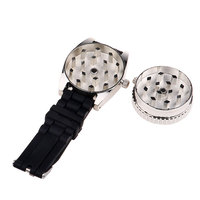 Nouveau produit broyeur de fumée en alliage de Zinc, montre créative, broyeur de tabac, montre multifonctionnelle, broyeur d'herbes