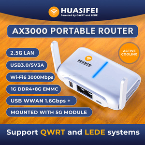 Bộ định tuyến Wifi6 MINI Dual Band AX3000, hỗ trợ 5.8g, nguồn cấp Type-C, cổng Gigabit, bộ định tuyến Lte - Product Image 2