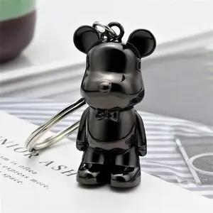 Promotional Keychains Carabiners Creativity Gifts Car Keyring Cartoon 3D Doll Bear Custom Keychain Promotional Accessories