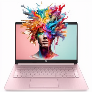 Laptop 14 Pollici con Display HD, 16 <span class=keywords><strong>GB</strong></span> <span class=keywords><strong>RAM</strong></span>, <span class=keywords><strong>64</strong></span> <span class=keywords><strong>GB</strong></span> EMMC, Processore Intel Quad-Core N4120, Windows 11 Home, Rosa - Product Image 1