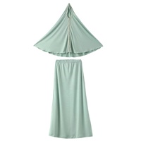 Setelan Baju Muslim Anak Perempuan untuk Musim Semi dan Gugur. Set Pakaian Anak-Anak Asia Tenggara.