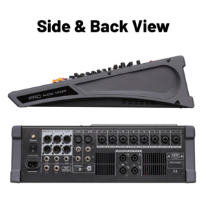 Console de mixage amplifiée professionnelle TFB 12/16/24 <span class=keywords><strong>canaux</strong></span> 1000W*2 avec amplificateur intégré haute puissance et double DSP pour scène - Product Image 5